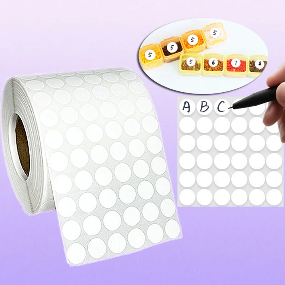 Diamond Painting Tools round label stickers for Diamond painting Storage Box Accessory Tools 15mm size Diamond Painting Tools round label stickers for Diamond painting Storage Box Accessory Tools 15mm size