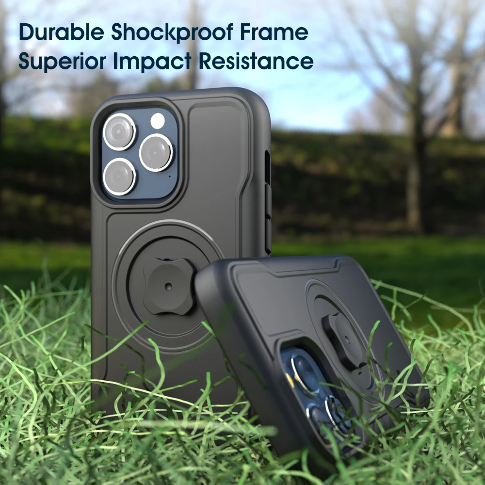 Shockproof iPhone Case with Quick Mount and Adapter