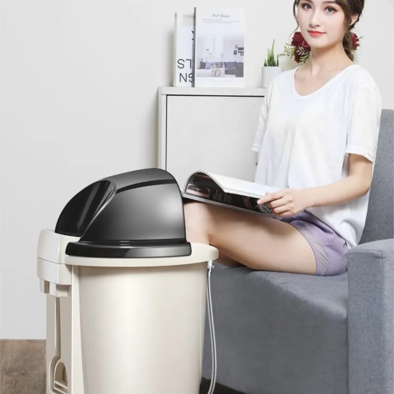 Fully Automatic Electric Massage Deep Heating Foot Basin Fumigation Knee Pads Feet Spa Bath Massager Bucket Tropical Massag Tub