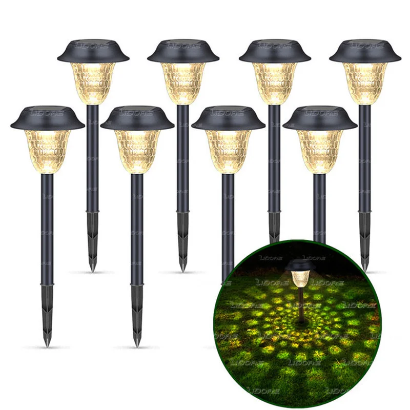 

Solar Garden Light Outdoor Solar Power Lantern Waterpoof Landscape Decoration Lighting for Pathway Yard Lawn Sunpower Lamp