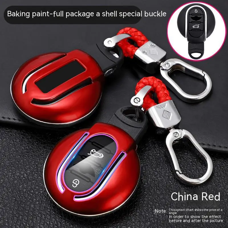 Custodia per chiave Auto in carbonio per BMW Mini COOPERS ONE JCW F56 F55 F54 F57 F60 R55 R56 R57 R58 R59 R60 S Roadster accessori Auto - S2214bede8432474c9f34a95936878ac0k