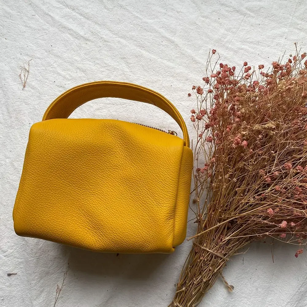 yellow box bag
