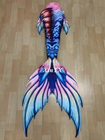Adults Mermaid Tail Woman Man Swimming Dress For Cosplay Photo Shooting Beauty Women Can Add Monofin Bikini Bra 4