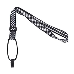 Hawaiian Style Adjustable Ukulele Strap - Printed Ribbon Clip - On Belt (B)