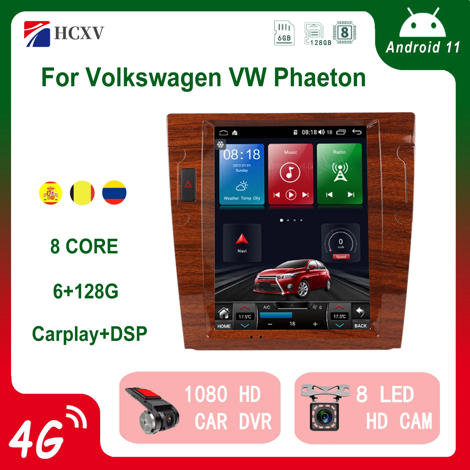 Tesla style Vertical screen Android For Volkswagen VW Phaeton Car Multimedia Player GPS Navigation Radio Head Unit Auto Stereo | Автомобили