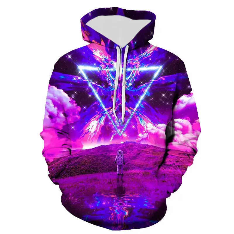 thumbnail image 1 of Sudadera con capucha con estampado de astronauta, universo, espacio, galaxia, para hombres y niños, sudaderas de manga larga, chaqueta genial de gran tamaño para hombre, 1 of 5