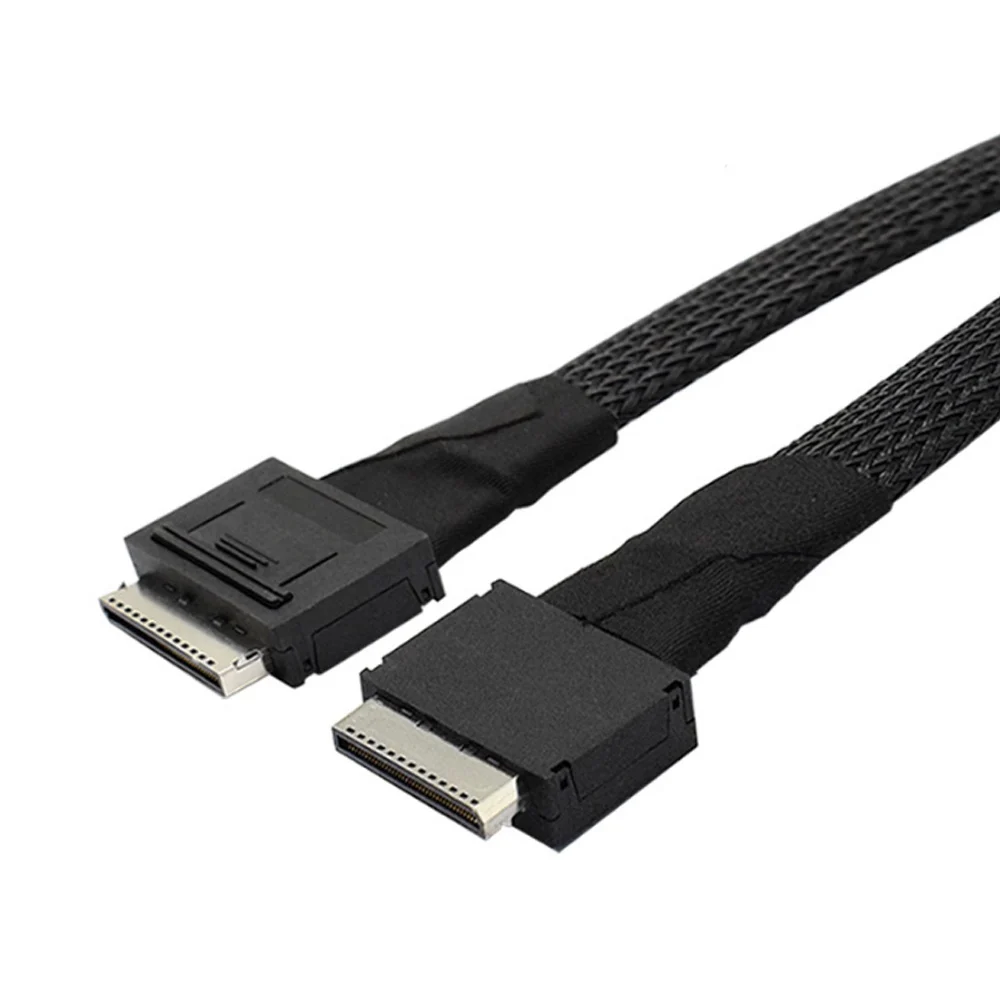 Cabo de Transferência de Dados de Alta Velocidade Oculink Sff 8611 8i para Sff 8611 8i Conexão Pcie4.0 Gen3 Servidor