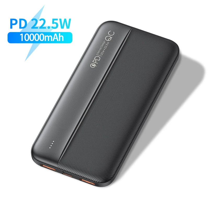 samsung battery pack Remax 22.5W Portable Power Bank Powerbank 10000mAh Type C PD QC Fast Charge PoverBank External Battery Charger For iphone Xiaomi power bank 5000mah Power Bank