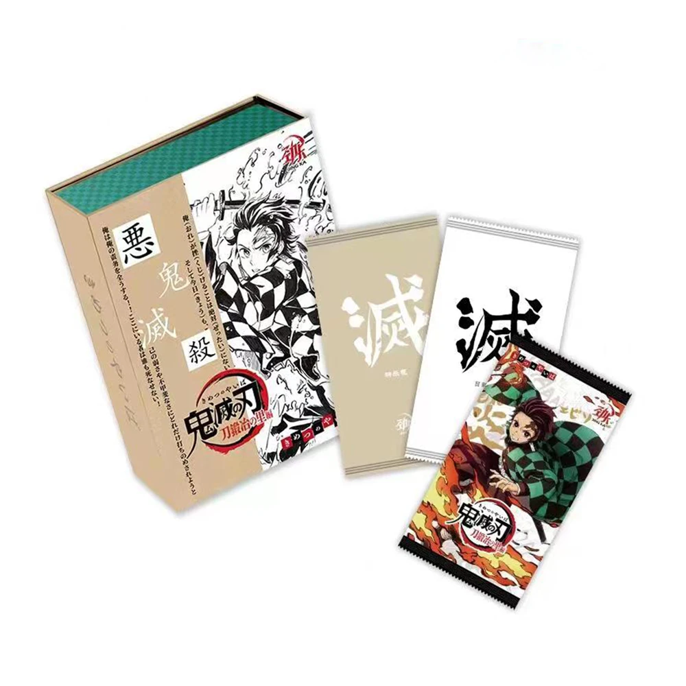 

2023New Demon Slayer Card Kimetsu No Yaiba Katanakaji No Sato-hen Rare Tanjirou Kamado Nezuko SLR SSP Character Collection Cards