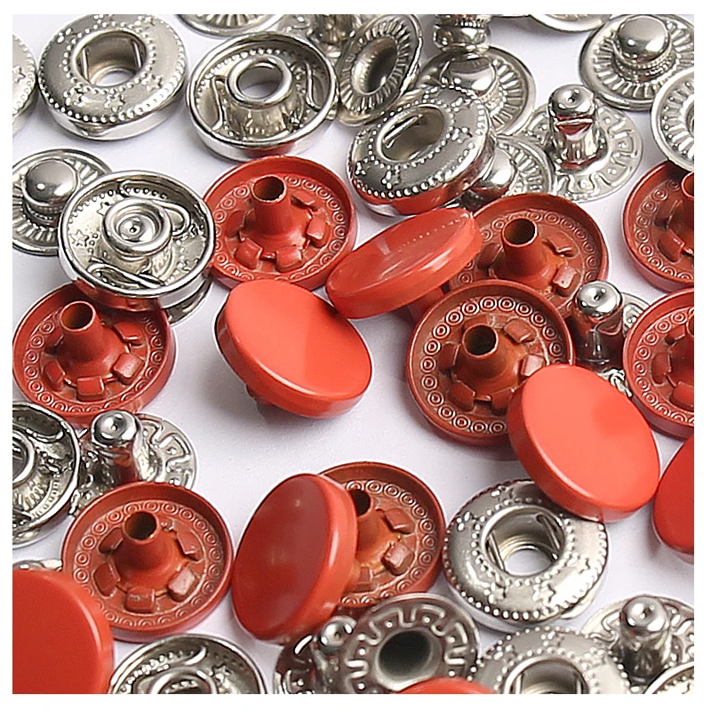 

New 15mm Leather Snap Fasteners Metal Buttons Round Duty Sewing Accessories Color Button For Clothing Jackets bags Leathercrafts