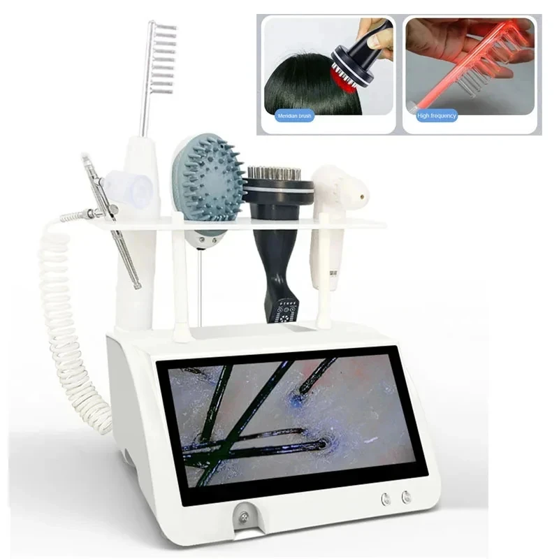 Professional Hair Scalp Care Machine Nanometer Spray Hair Therapy Machines Anti-hair Loss Scalp Massager for Salon