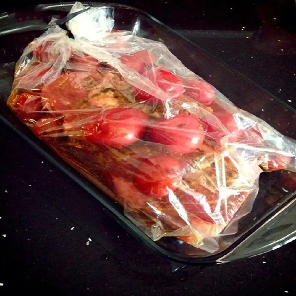 PET Disposable Environmental Protection Cooking Bag 20Pcs 50 * 65cm Oven Bag Turkey Manufacturer Food Packaging disposable cooking bag