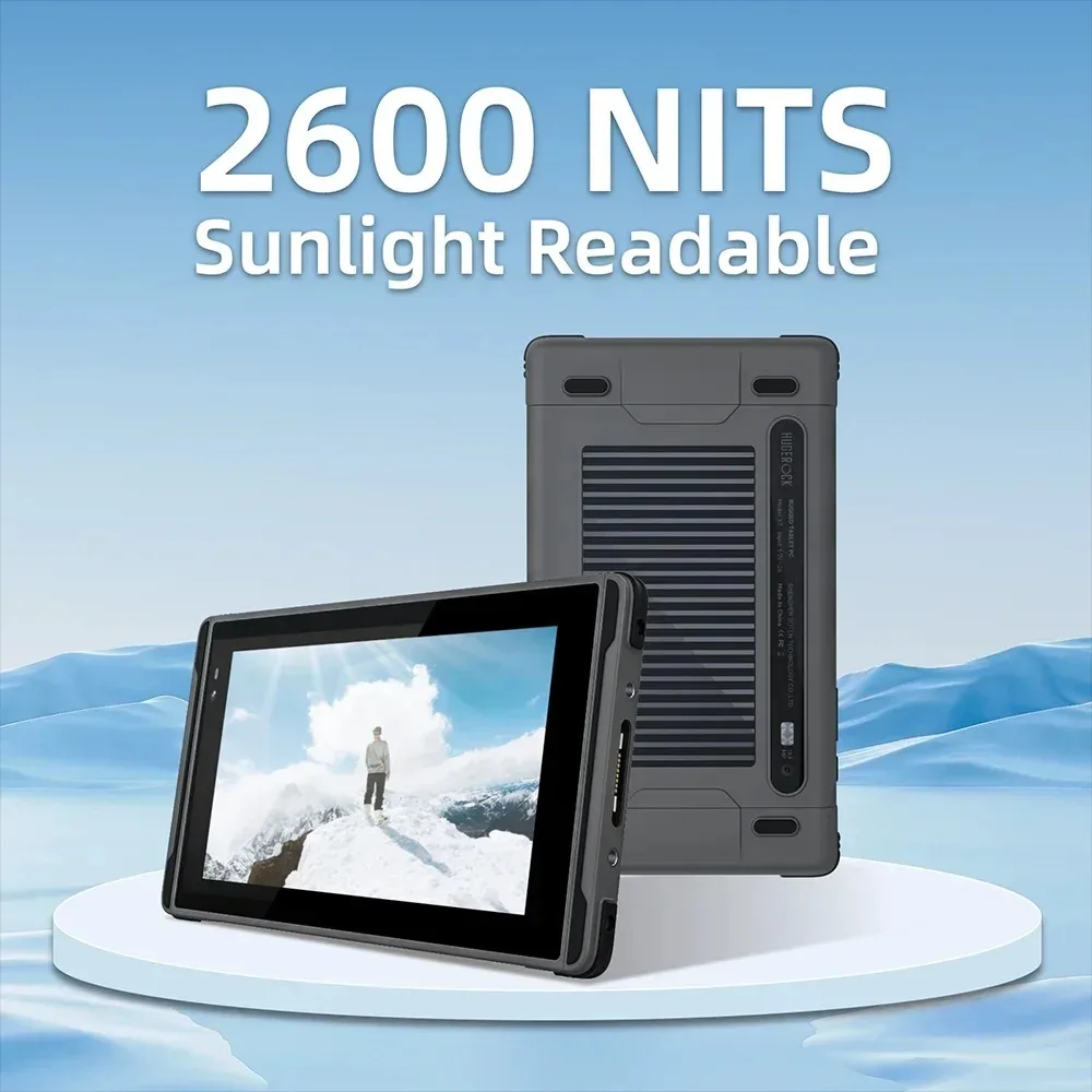 Extreme Sport Rugged Tablet 7 Inch 2600Nit IP68 Waterproof Android 13 8GB+128GB Industrial Tablets for DJI Drone and Paragliding
