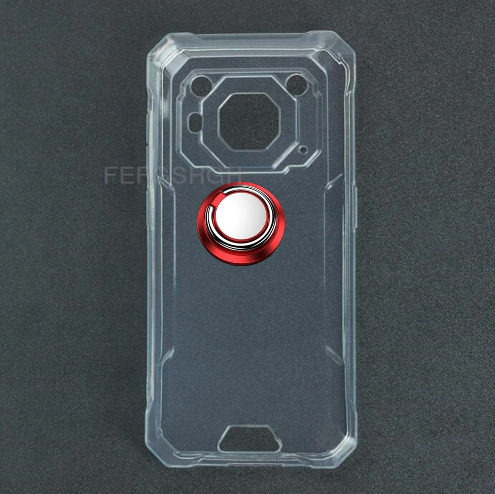 Enhanced Phone Cover with Back Ring Holder - TPU Soft Silicone