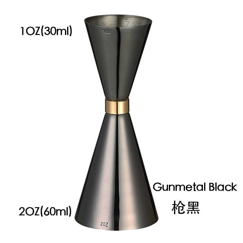 Jinyu Stainless Steel Jigger Bar 30ml 60 Ml Cocktail Shot Measure