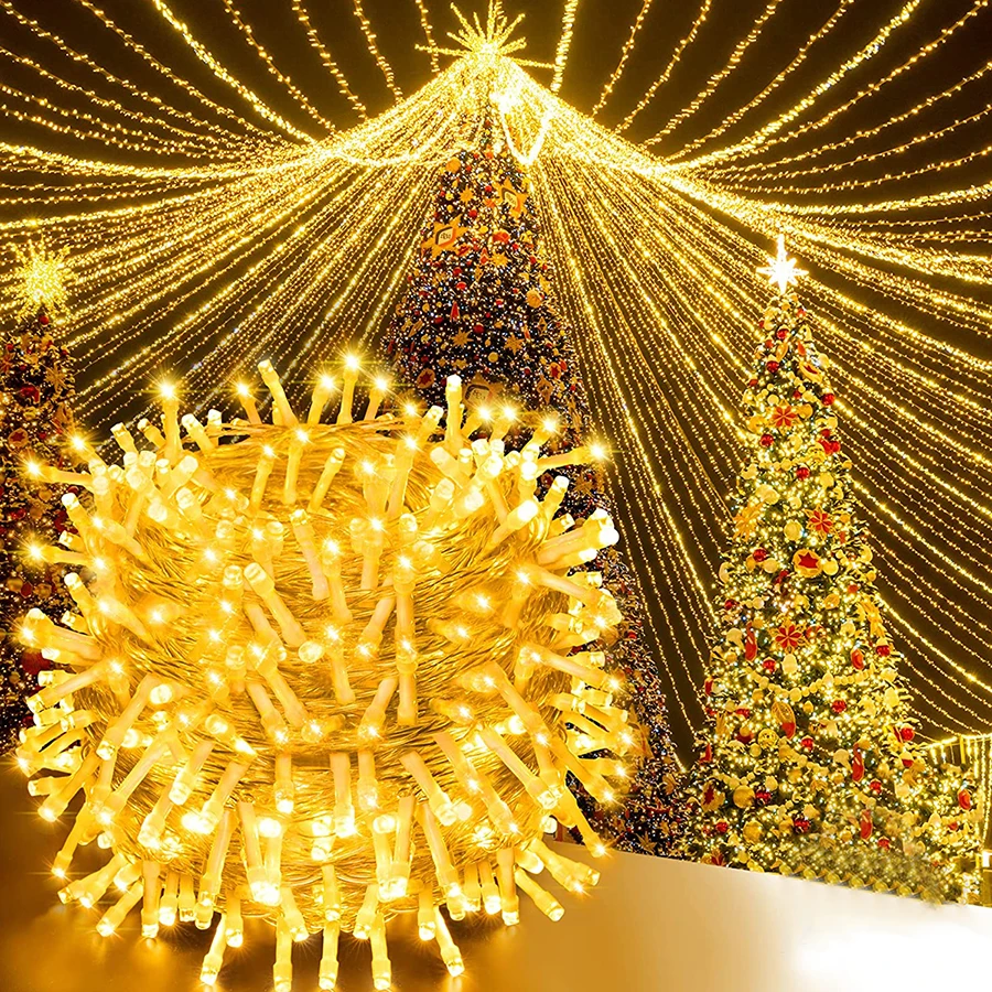 Gold Christmas Lights