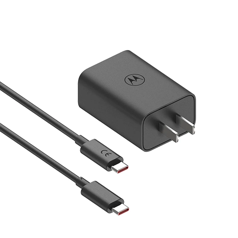 레노버 모토 시리즈 68W GaN 어댑터 충전 세트 USB-C 6A 노트북 태블릿 휴대폰용 (모토로라 엣지 2024 2025 레이저 PD3.0 호환)