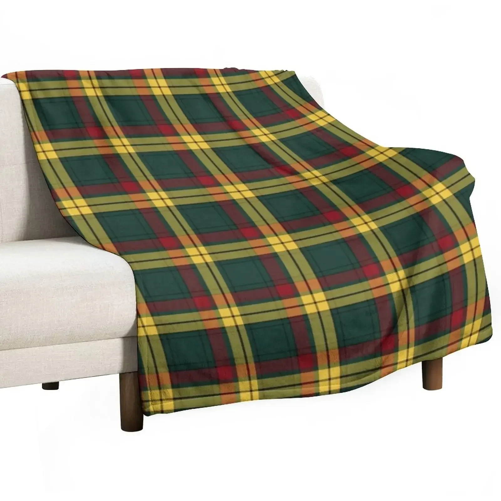 

Клетчатое одеяло Clan MacMillan, теплые пушистые ворсистые одеяла