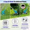 Electric Lawn Mower 21V Cordless Grass Trimmer Length Adjustable Cutter Household Garden Tools Compatible Makita 18V Battery 4