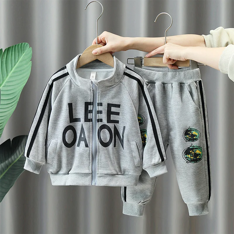

Tracksuits Clothes For Boys Spring 2023 Children's Sets Jackets Pants 2pcs Sports Suit Baby 1 To 8 Years Kids Clothing Outfits