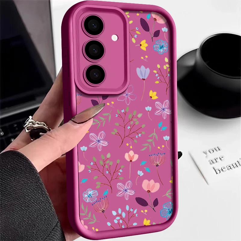 Floral Print TPU Case - Elegant Phone Cover