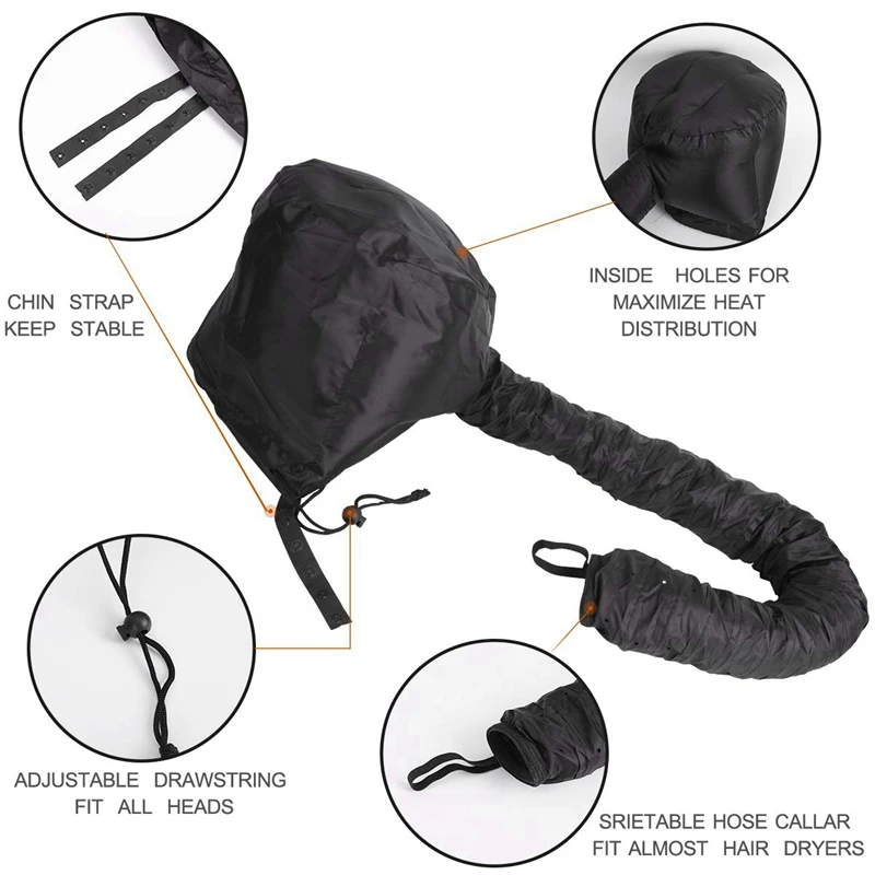 TAIGH-Hair Dryer Oil Cap Salon Hairdressing Hat Bonnet Caps Attachment Hair Care Perm Helmet Hair Steamer
