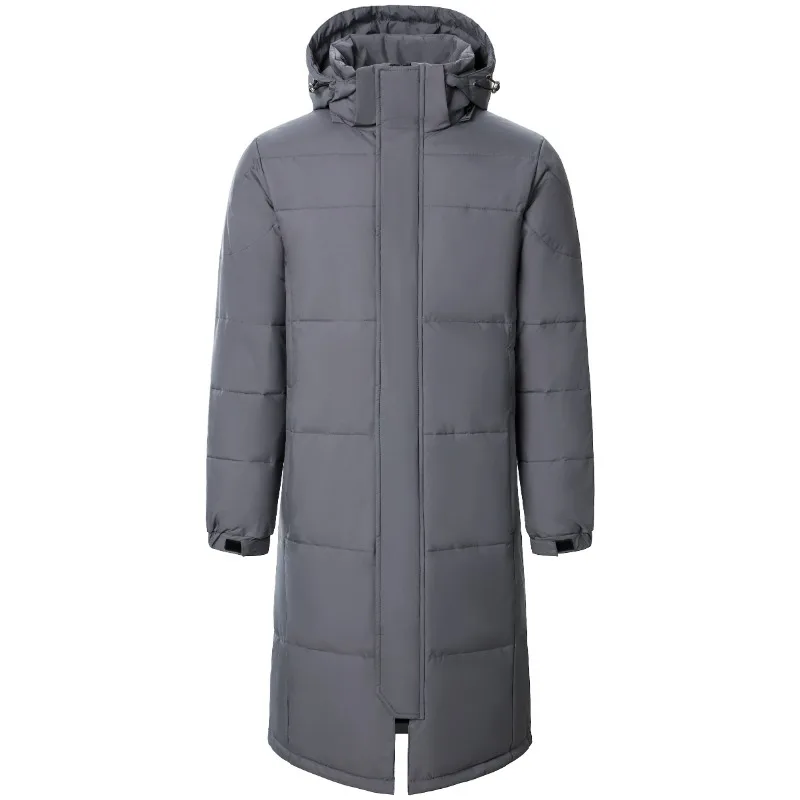 Men Down Jacket Winter Hooded Parka