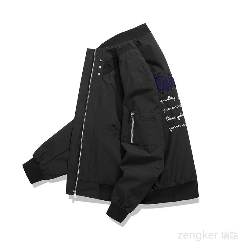 Spring Autumn Men's Baseball Suit Plus Size Jacket Trendy Long sleeved Stand up Neck Loose 150kg 9xl bomber jacket men 4