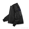 Spring Autumn Men's Baseball Suit Plus Size Jacket Trendy Long sleeved Stand up Neck Loose 150kg 9xl bomber jacket men 4