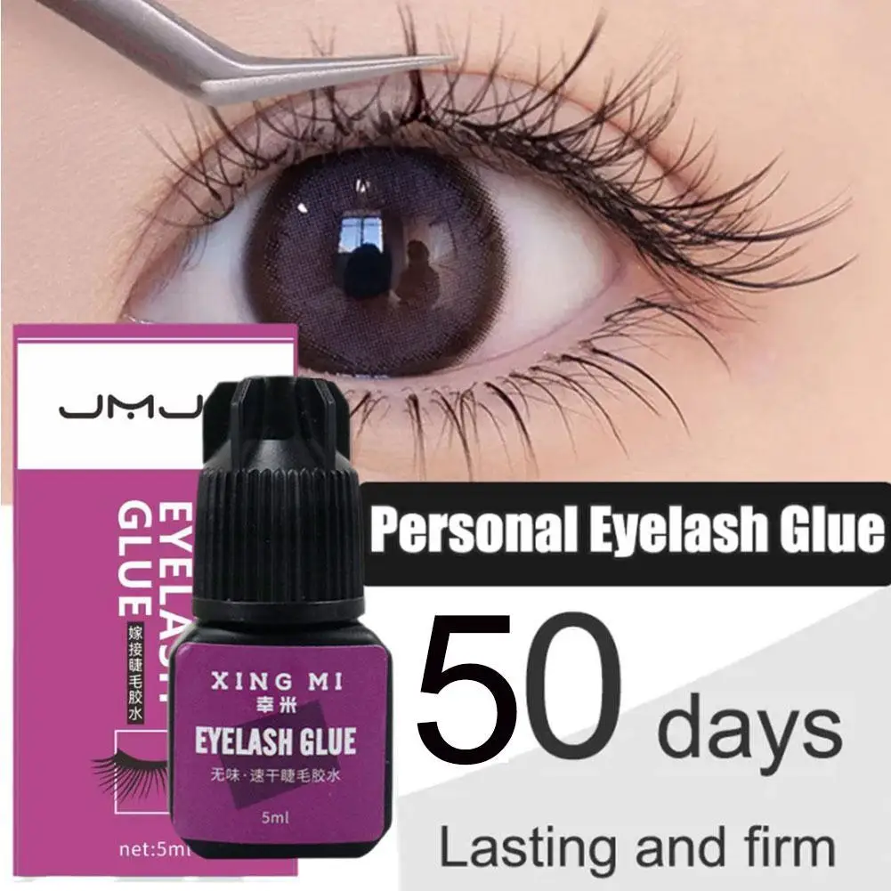 5ml Grafting Eyelash Glue Fast Dry Waterproof Strong Lasting False Eye Lash Extension Glue Adhesive No Irritation Eyelashes Glue