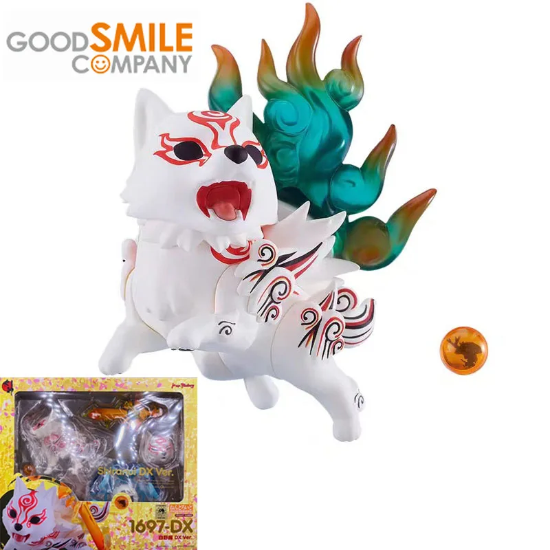 

GSC Original Nendoroid Okami Shiranui 1697 DX Ver joints Movable Anime Action Figures Toys For Boys Girls Kids Gift Model