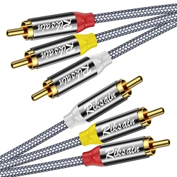 Premium Gold - Plated RCA Audio Video Cable - 3m