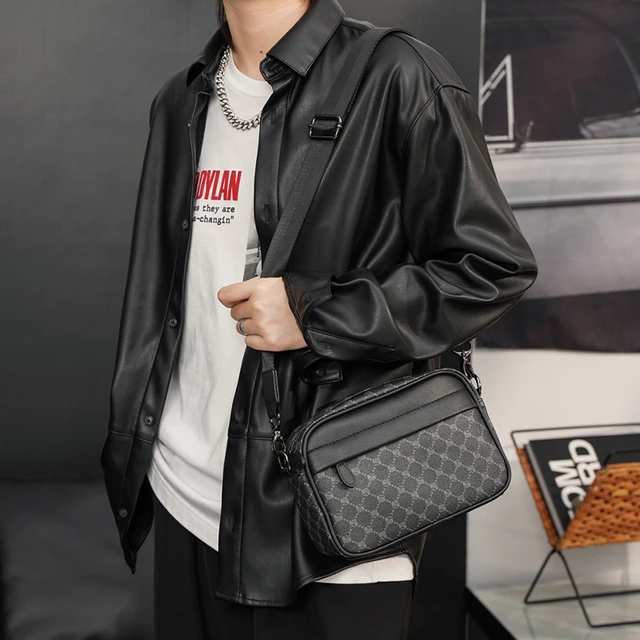 Fashion Small Messenger Bag Handbags For Men Bags Phone Shoulder Bag Man  Crossbody Bag Designer Vegan Leather Male Sling Bag - Messenger Bags -  AliExpress