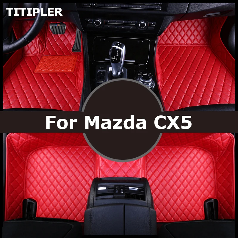 Titipler Car Floor Mats For Mazda Cx5 Foot Coche Accessories Carpets