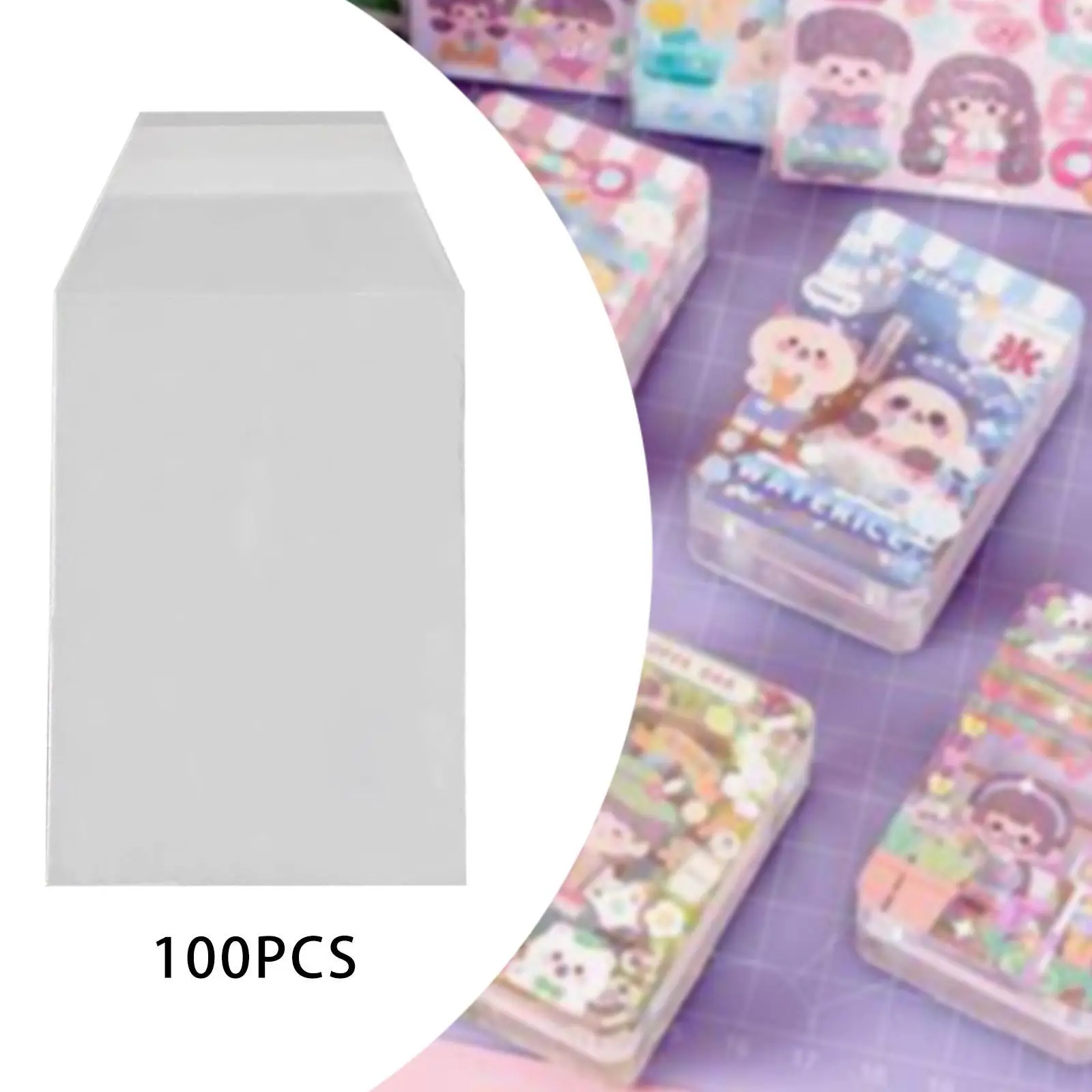 100Pcs Ccg Protective Sleeves Trading Card Collectible Case Protection Film