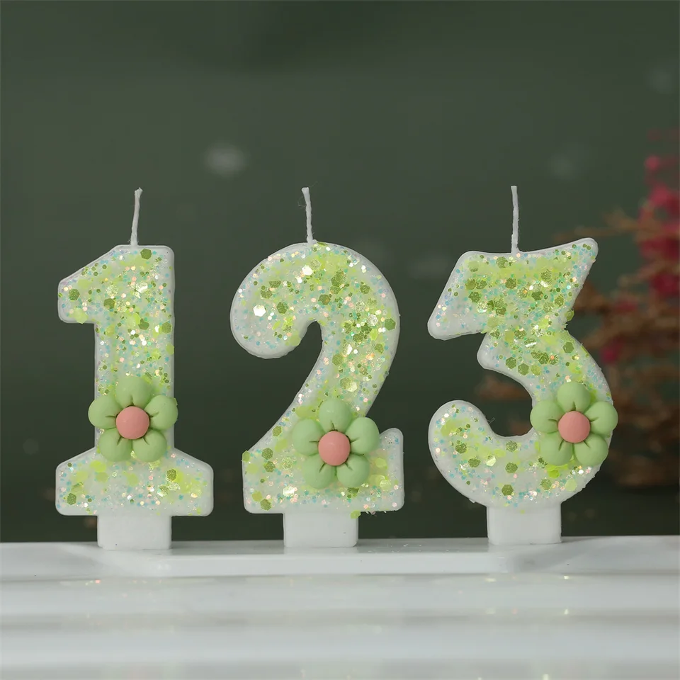 Kinsynko Vela Núero 2 Para Pasteles De Cupleaños, Diseño De Ariposa
