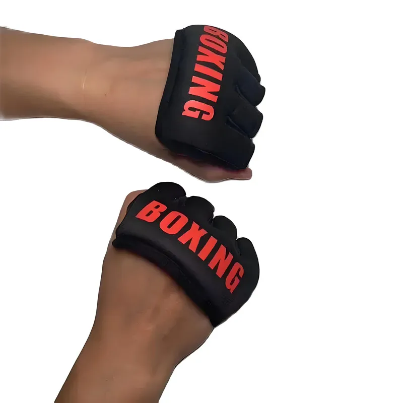 Boxing Bandages Martial Arts Protector Gel Split Finger Boxing Finger Guard MMA Hand Wraps Sparring Fighting Training Boxing Peak Shield Training Accessories