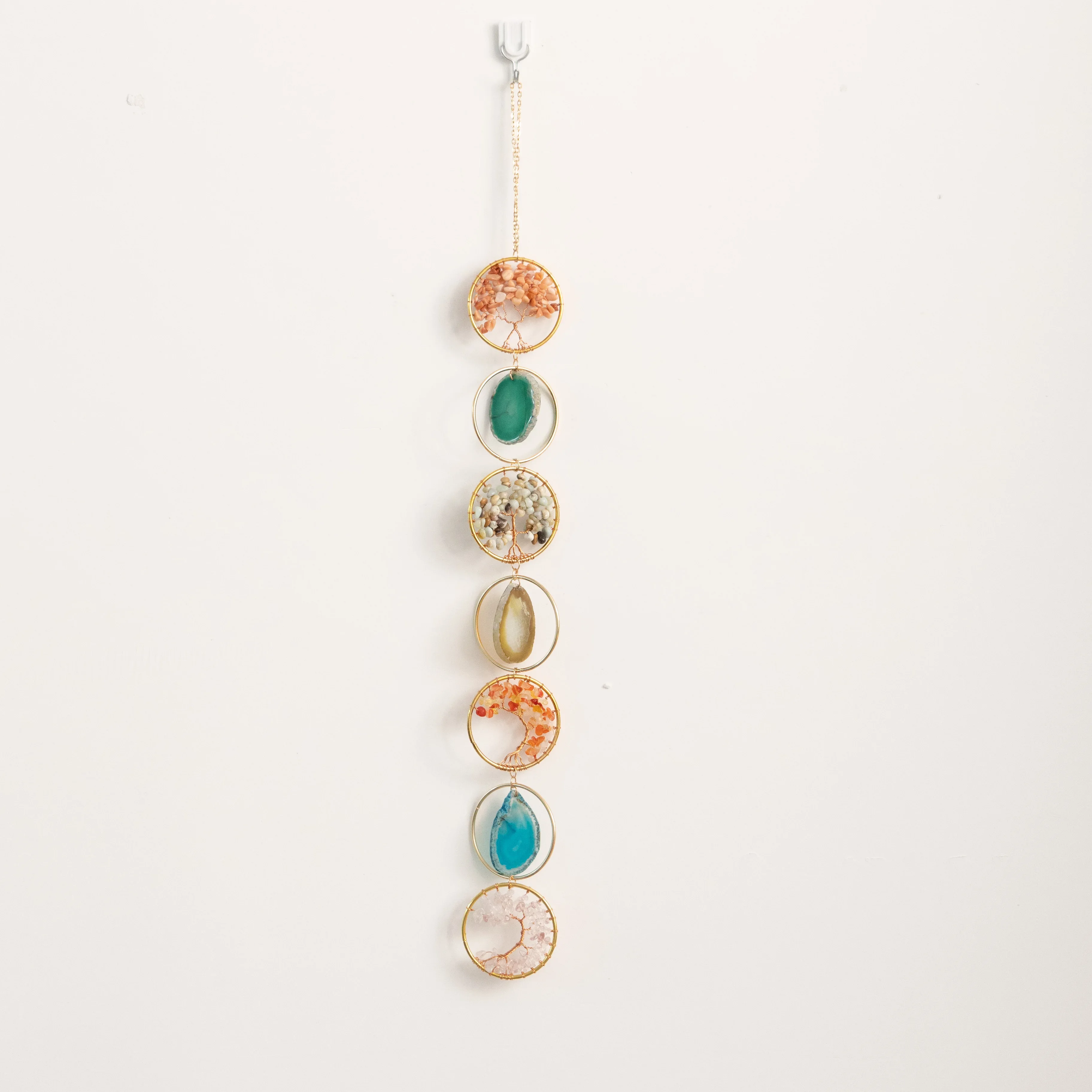 Dream Catcher Crystal Style Kid Decoration Wind Chimes Dream Catcher Rainbow Wind Chimes Car Hanging Garden Decoration Gift
