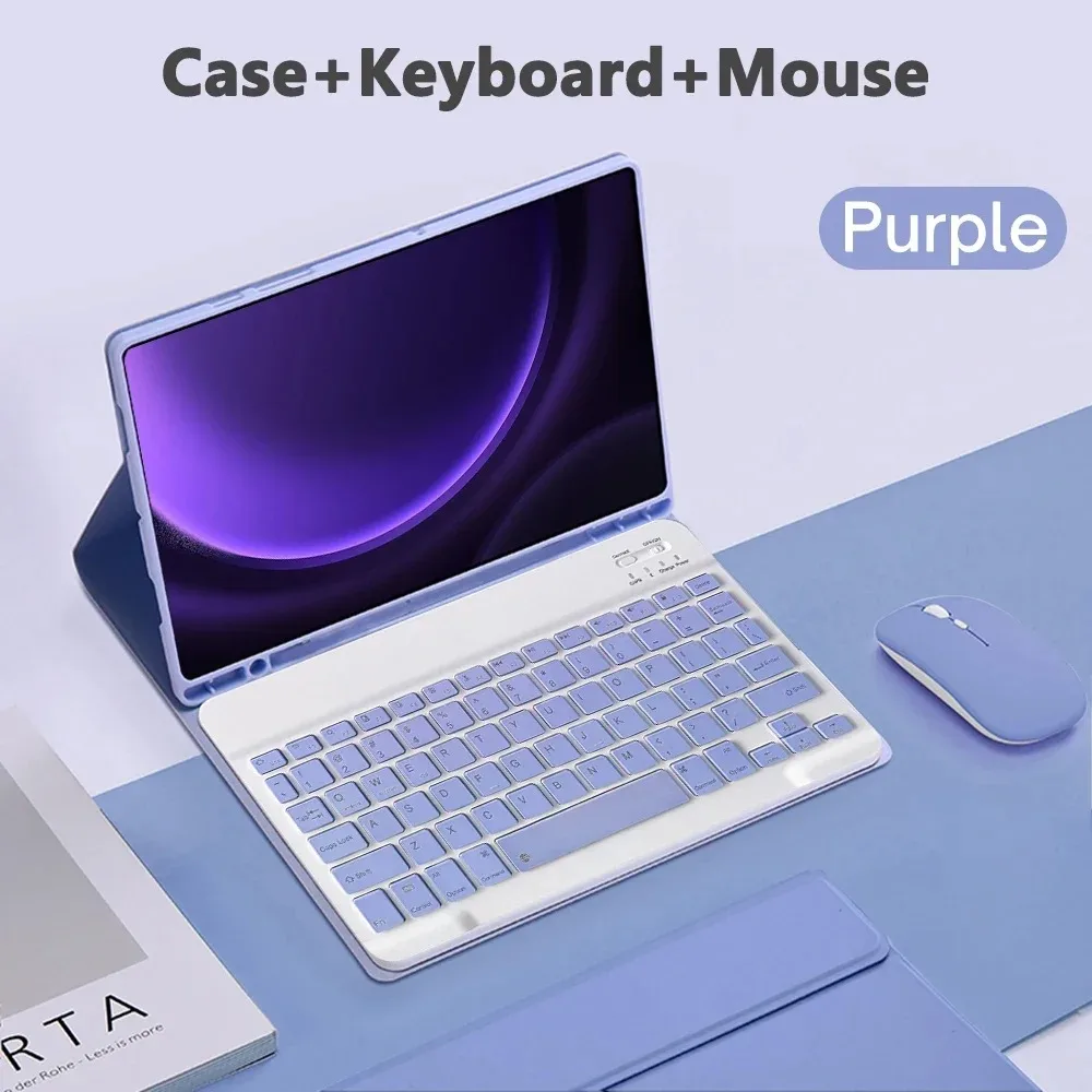 Premium Keyboard Case and Tablet Cover for Samsung Galaxy Tab Series
