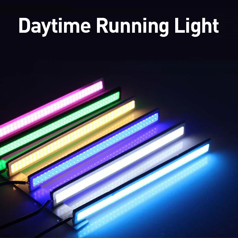 Luci Diurne LED Auto COB Impermeabile 12V