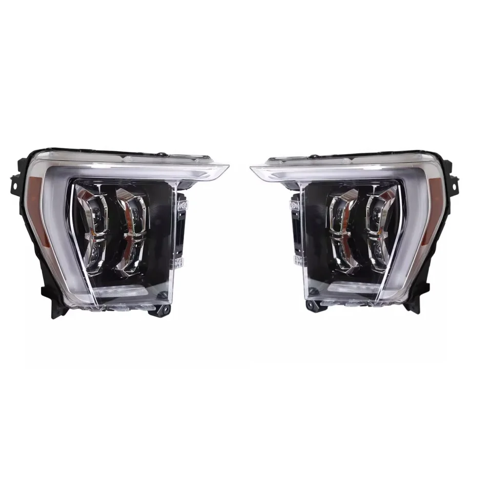 

1 Pair LED Headlight for Ford F150 Raptor 2021-2023 modified LED Lens Daytime running light Turn signal Hight Low beam