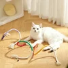 1 Piece Interactive Teeth Grinding Cotton Rope Cat Toy Play Teeth Grinding Daily Interactive Teasing Stick 2