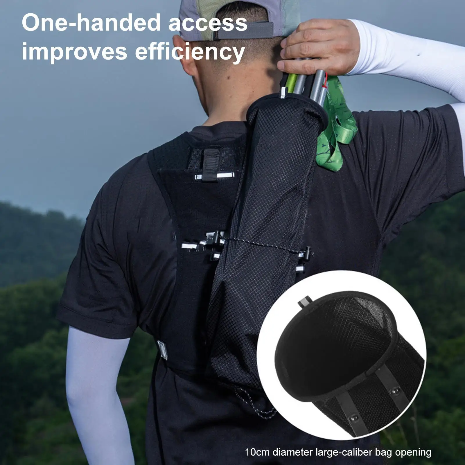 Trekking pole storage bag Portable Trekking Pole Storage Pouch Walking Stick Pouch Outdoor Camping Hiking Drawstring Bag