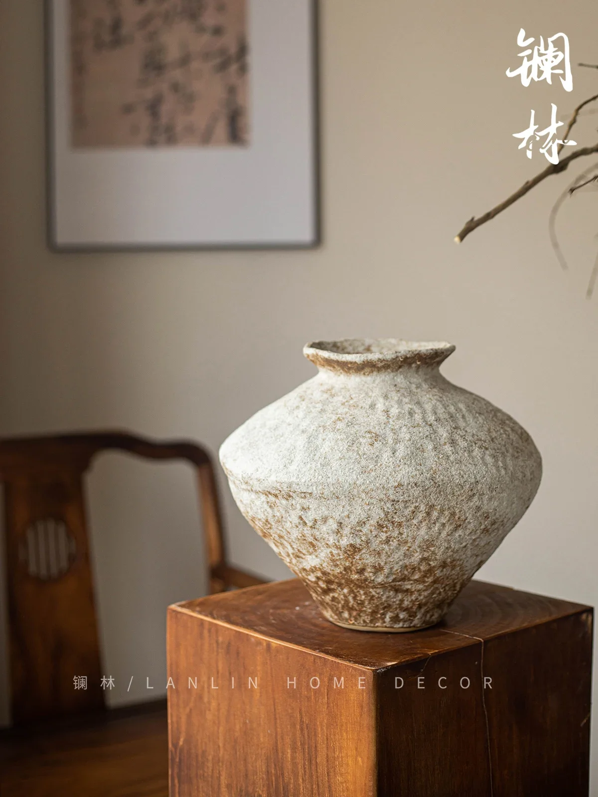 手作りのレトロなセラミック花瓶,書斎,ベッドと朝食,装飾品,禅,中国の