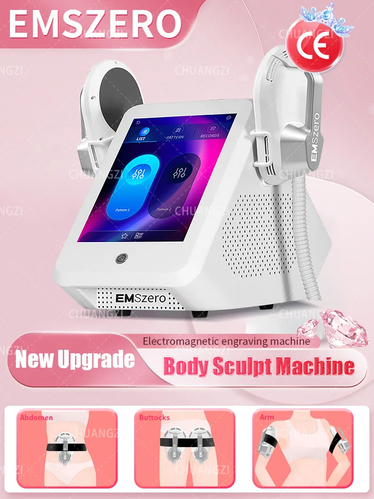 zero RF 6500W 200Hz  다이아몬드 타입 바디 근육 조각 메커니즘 빌딩 근육 자극 기계, 골반 패드 살롱