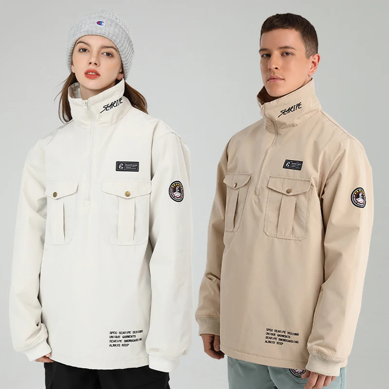 

Hooded Female Snowboard Outerwear Winter Warm Woman Snow Coats Sport Mountain Men Ski Jackets Windproof Man Tracksuit Clothes