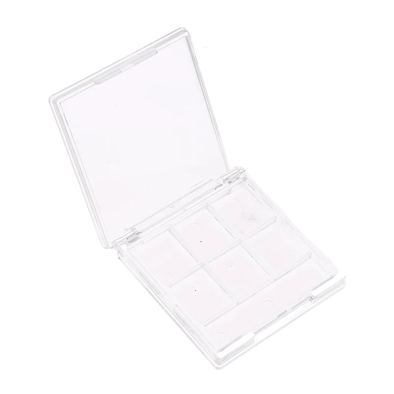 6 Grids Portable Eyeshadow Palette Storage Case