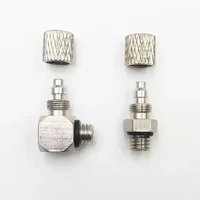 10/50/200 PCS ด้ายชาย M3 M4 M5 M6 MINI PNEUMATIC ท่อเชื่อมต่อสกรูผ่าน Quick FITTING OD Air Tube Fast Twist Joint 3