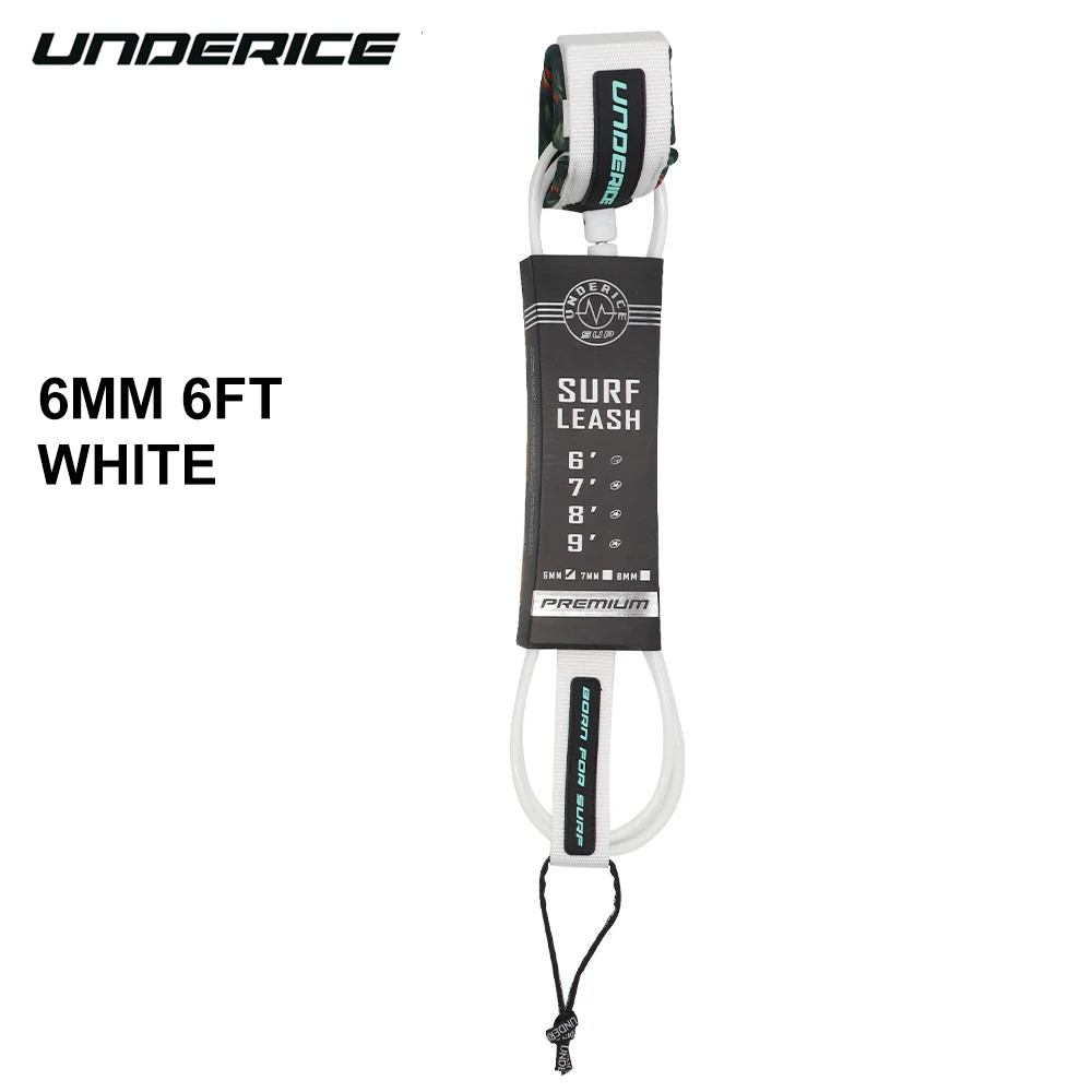 Premium Surfboard Leash: Durable TPU, Stainless Swivels,