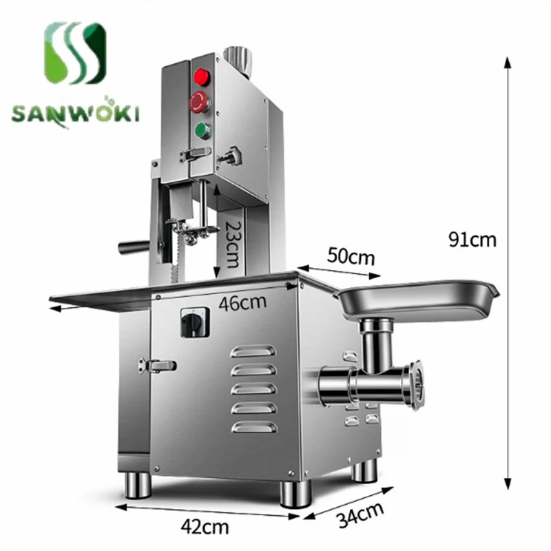 Multi-Function Saw Bone Machin Meat Grinder Tool Hacksaw Frozen Meat Pig Trotter Chopping Instrument Beef Lamb Pork Crusher 4